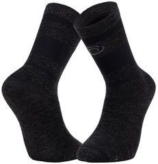 BV Sport - Hoge Merinowol Sokken - Zwart - Merinowol