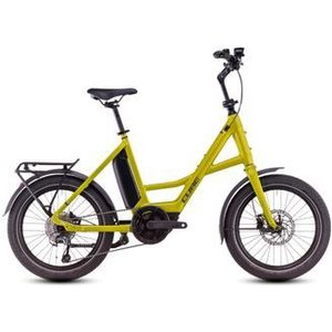 cube compact hybrid 500 elektrische stadsfiets shimano tiagra 10s 500 wh 20  hagedis groen 2025
