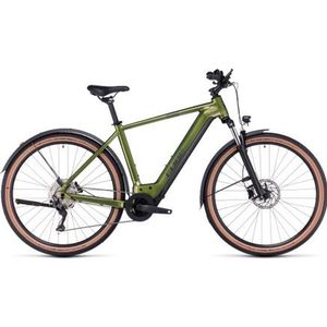 cube nuride hybrid pro 750 allroad elektrische hybride fiets shimano deore 10s 750 wh 29  shinymoss green 2023