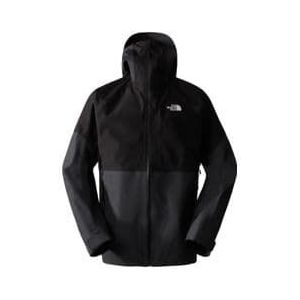 the north face jazzi gore tex waterdichte jas grijs zwart