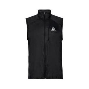 odlo zeroweight warm sleeveless windbreaker jacket black