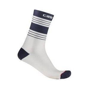 castelli simbolo 15 sokken blauw wit