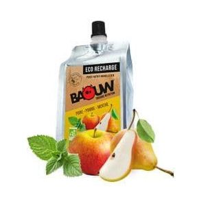 eco refill biologische baouw peer appel munt puree 330g
