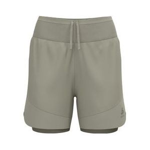 Odlo - X Alp Trail - 2 in 1 Short - Grijs - 5 Inch