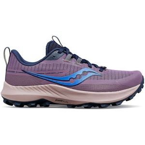 damesschoenen saucony peregrine 13 violet blauw