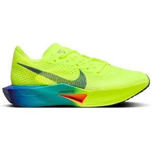 nike zoomx vaporfly next  3 geel blauw dames hardloopschoenen