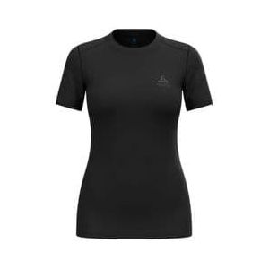 odlo vrouwen merino 160 natural technisch t shirt zwart