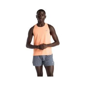 new balance race day ultra light orange men s tank top