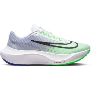 nike zoom fly 5 running shoes white green blue