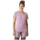 helly hansen skog recycled graphic violet dames t shirt