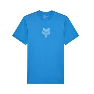 fox fox head premium blue men s short sleeve t shirt
