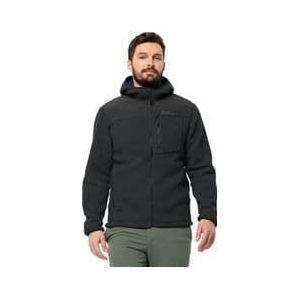 jack wolfskin kammweg pile fleece black grey