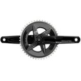 sram rival axs dub 48 35 tanden 2x12v quarq vermogensmeter crankset  zonder doos  zwart