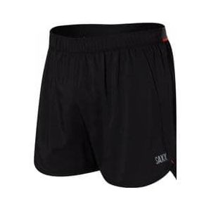 saxx hightail run 5in 2 in 1 shorts zwart