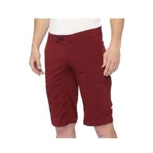 100  ridecamp red shorts