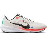 nike air zoom pegasus 40 running shoes white blue red