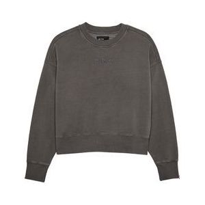 fox wordmark women s oversized sweatshirt grey