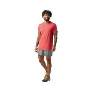 t shirt manches courtes smartwool merino sport 150 rouge