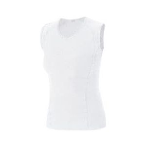 women s sleeveless baselayer gore wear white