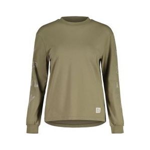 dames t shirt met lange mouwen maloja sommerausteinm  beige