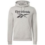 reebok big logo hoodie grijs