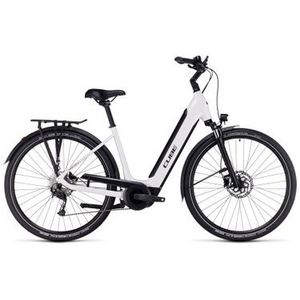 cube supreme sport hybrid one 500 elektrische elektrische stadsfiets shimano alivio altus 9s 500 wh 700 mm wit 2023