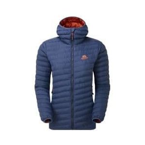 mountain equipment women s particle hooded jacket blue