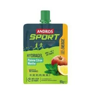 andros sport hydragel energy gel appel munt 90g