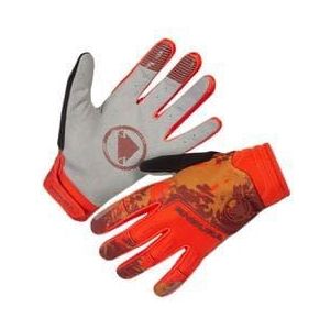 endura winddichte handschoenen singletrack paprika