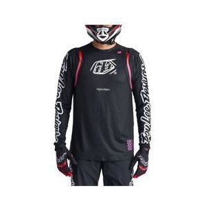 troy lee designs sprint ultra long sleeve jersey zwart