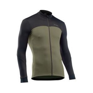 northwave force 2 trui met lange mouwen groen zwart