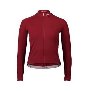 poc women s ambient thermal garnet red long sleeve jersey