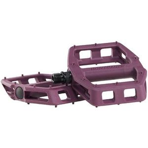 bontrager line comp flat pedals purple