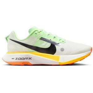 nike zoomx ultrafly trail running damesschoen wit groen geel