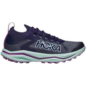 women s trail running shoes hoka zinal 2 blue violet