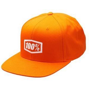 100  icon lyp fit kids snapback cap oranje