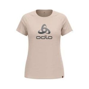 odlo ride 365 performance wool 130 beige technisch t shirt voor dames