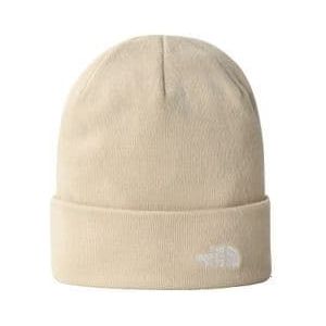 the north face norm beige unisex beanie