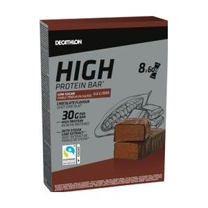 decathlon nutrition high protein chocolade repen 8x60g