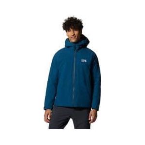 mountain hardwear stretch ozonic waterproof jacket blue