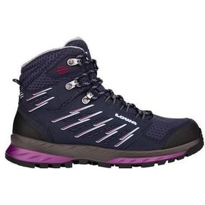 dames wandelschoen lowa trek evo gtx mid blue  violet