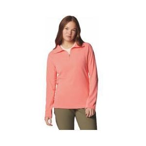 columbia women s glacial iv coral 1 2 zip fleec