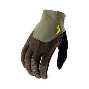 troy lee designs ace sram green long gloves
