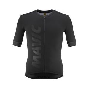 mavic aksium jersey met korte mouwen zwart