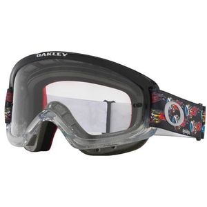 oakley o frame 2 0 pro xs mx goggle troy lee designs series  clear  oo7116 24