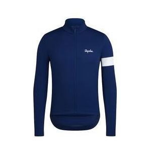 rapha core winter long sleeve jas blue white