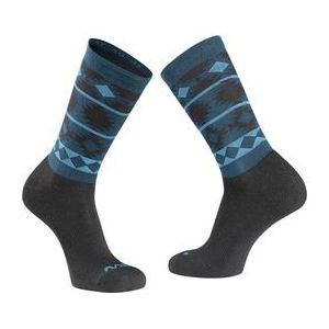 northwave core sokken blauw zwart