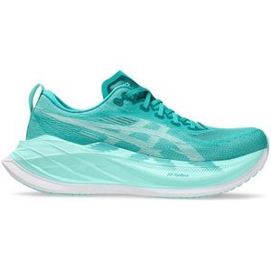 asics superblast 2 hardloopschoenen blauw wit unisex