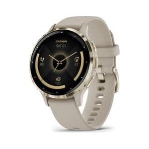 garmin venu 3s beige gold sporthorloge