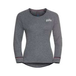 odlo active warme originals eco grijs vrouwen trui met lange mouwen